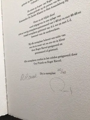 Roger Raveel - Oscar en de blijde dood kopen? Bied vanaf 500!