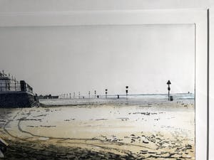 Wim Bettenhausen - Aan de voet van de boulevard (Grote ets met aquatint) kopen? Bied vanaf 139!