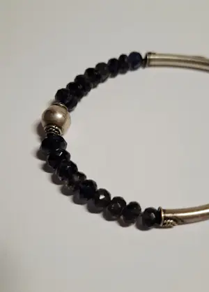 Nieuw mooie zilveren 925 Armband met 16 ronde  gefaseerde  rookkwarts kopen? Bied vanaf 50!