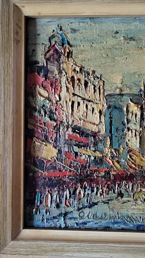 Arnoldus Oldenhave - Het Rembrandtplein in Amsterdam - jaren 50/60 kopen? Bied vanaf 250!