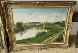 AcheterOskar Keller - Flusschleife mit kleinem Dorf? Enchérissez de 75!