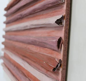 L.P. Boone - Structuur in roze-rood kopen? Bied vanaf 150!