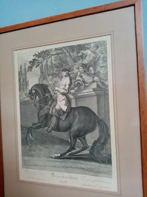 Johann Elias Ridinger - Die parade im Schritt links - Gravure kopen? Bied vanaf 49!