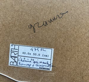 Chabab Tayefeh Mohajer - l'homme qui marche - ode aan Giacometti kopen? Bied vanaf 45!