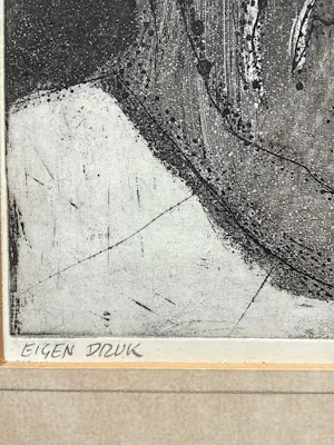 Ies Jacobs - Zeldzaam zelfportret kopen? Bied vanaf 150!