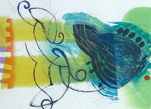 Hans Vredegoor - Kleurenets, Amore - Ingelijst kopen? Bied vanaf 1!