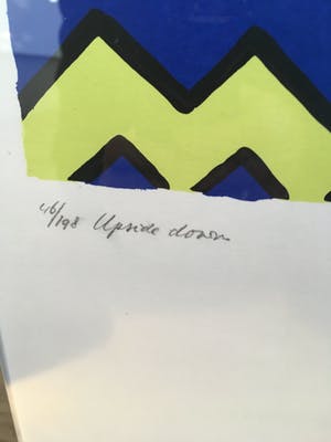 Wim Heesakkers - Kleurenlitho ‘ Upside Down ‘ kaufen? Bieten Sie von 50!