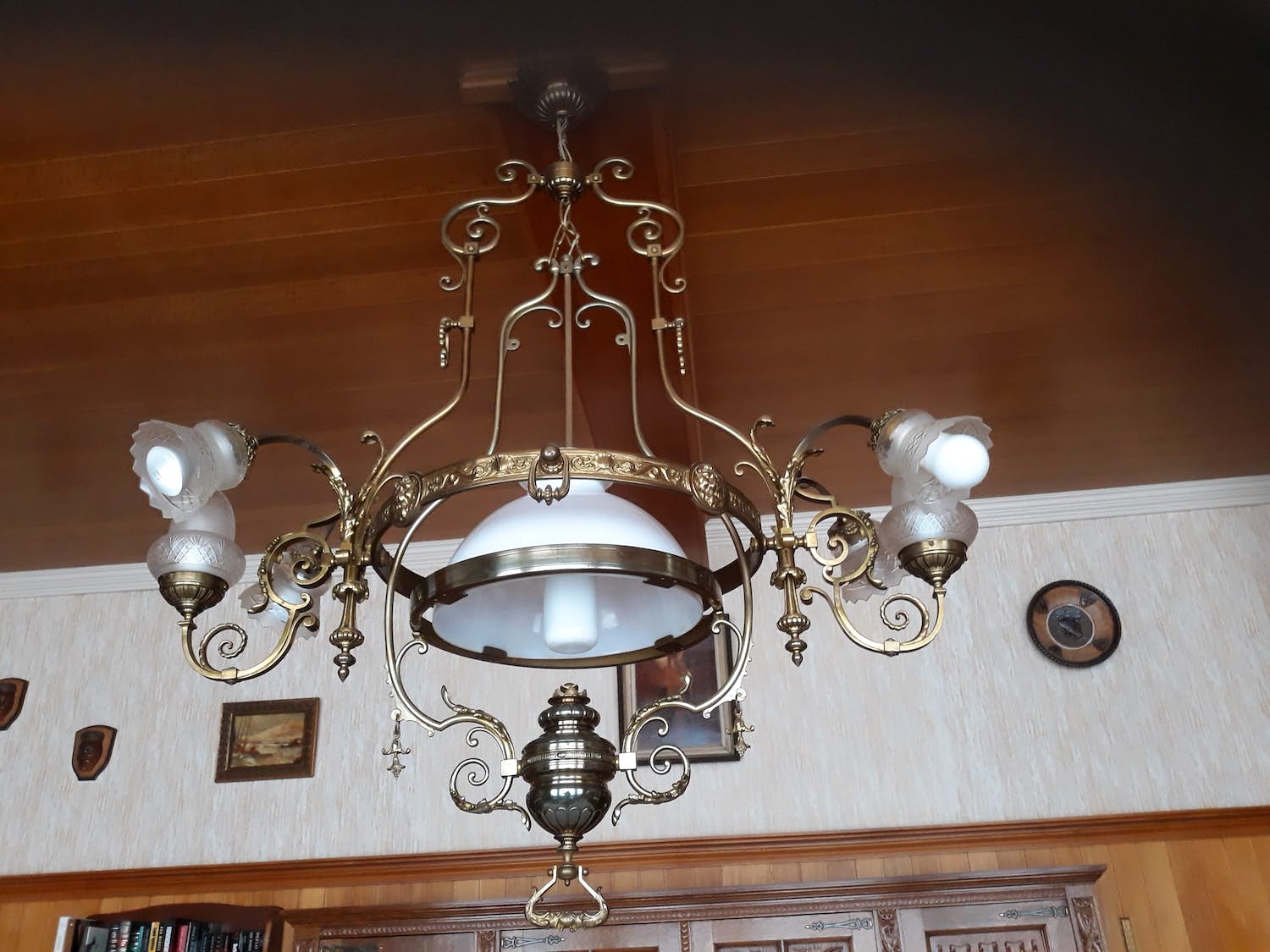 Brons (Onbekend) - Kroonluchter kopen? Bied vanaf 150!