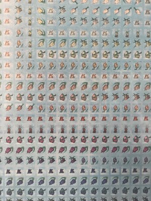 Patty Harpenau - Vierkant - lichtblauw Jaar 1989 - straalt rust uit kopen? Bied vanaf 45!