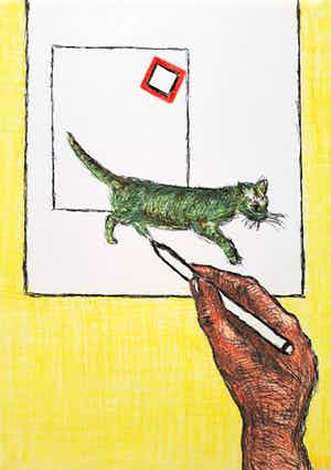 Roger Raveel - Oscar en de blijde dood, complete uitgave met 3 etsen verkocht voor € 750!