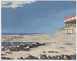Valentin Bakardjiev - Zeefdruk, Early spring in Zeeland - Ingelijst kopen? Bied vanaf 70!