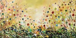 Gena - Green Flowers verkocht voor € 300!