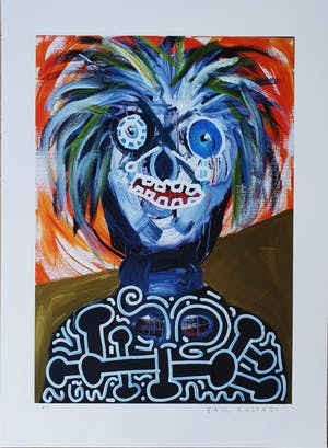 Paul Indrek Kostabi - Un-earthed, Handgesigneerde giclée kopen? Bied vanaf 55!