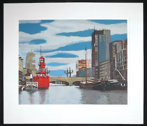 Valentin Bakardjiev - Zeefdruk, Regentessebrug kopen? Bied vanaf 1!