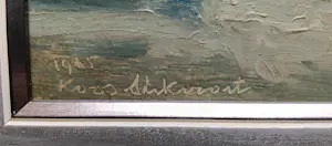 Koos Stikvoort - Riviergezicht met boten kopen? Bied vanaf 175!