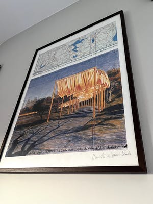 Christo - Christo - Handgesigneerd exemplaar The Gates - Ingelijst kopen? Bied vanaf 150!