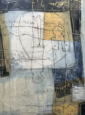 Bernard Remusat - handgesigneerde carborundumdruk | 'Taravu' | LUXE INGELIJST kopen? Bied vanaf 1!