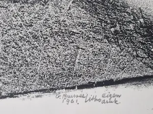 Gerard Brussee - grote in 1961 als "eigen druk" gemaakte lithografie "stilleven" - gesigneerd kopen? Bied vanaf 31!