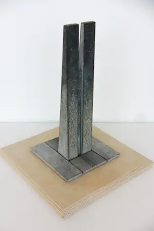 Franz Josef Vanck - Steen, Model voor een monumentale sculptuur kopen? Bied vanaf 100!