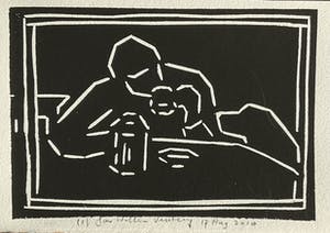 Jan Willem Versteeg - Coffee ( houtsnede) kopen? Bied vanaf 1!