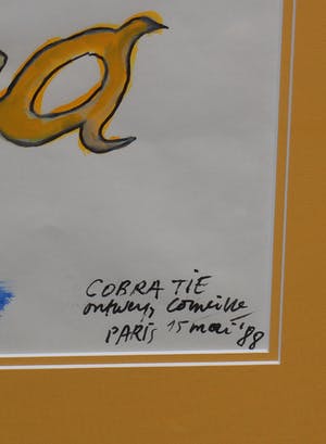 Corneille - Gemengde techniek: Dasontwerp: Cobra - 1988 kopen? Bied vanaf 999!