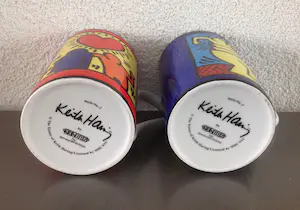 Keith Haring - Twee bekers kopen? Bied vanaf 16!