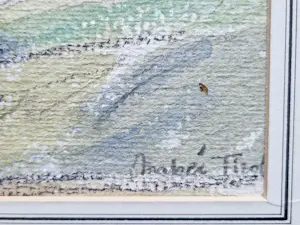 Fons Verstraeten - in 1952 expressionistisch geschilderd Oostenrijks en Frans (Verso) landschap kopen? Bied vanaf 35!