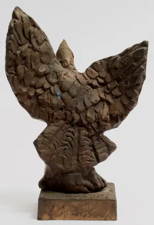 Willem Verbon - Verguld bronzen beeld: opvliegende fenix 'Gloria Fenix' - 1995 kopen? Bied vanaf 155!