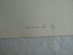 Manuel Kurpershoek - Zeefdruk , Een onbekende – gesigneerd – Gelderse Grafiekmap 1989 kopen? Bied vanaf 20!