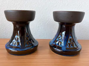 Soholm Stentoj - 2 Kandelaars Søholm, ontwerper: Einar Johansen Type 3339 kopen? Bied vanaf 65!