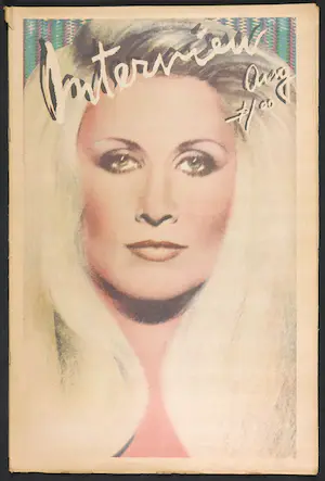 Andy Warhol - Lot van vijf uitgaven van Interview waaronder één gesigneerd! kopen? Bied vanaf 400!