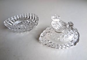 Sklo Union - Rudolfova - Nachtmann, Anna Hütte - Verfijnd Loodkristal: Zwaan, 2 Vogeltjes, Kaarsenhouder kopen? Bied vanaf 1!