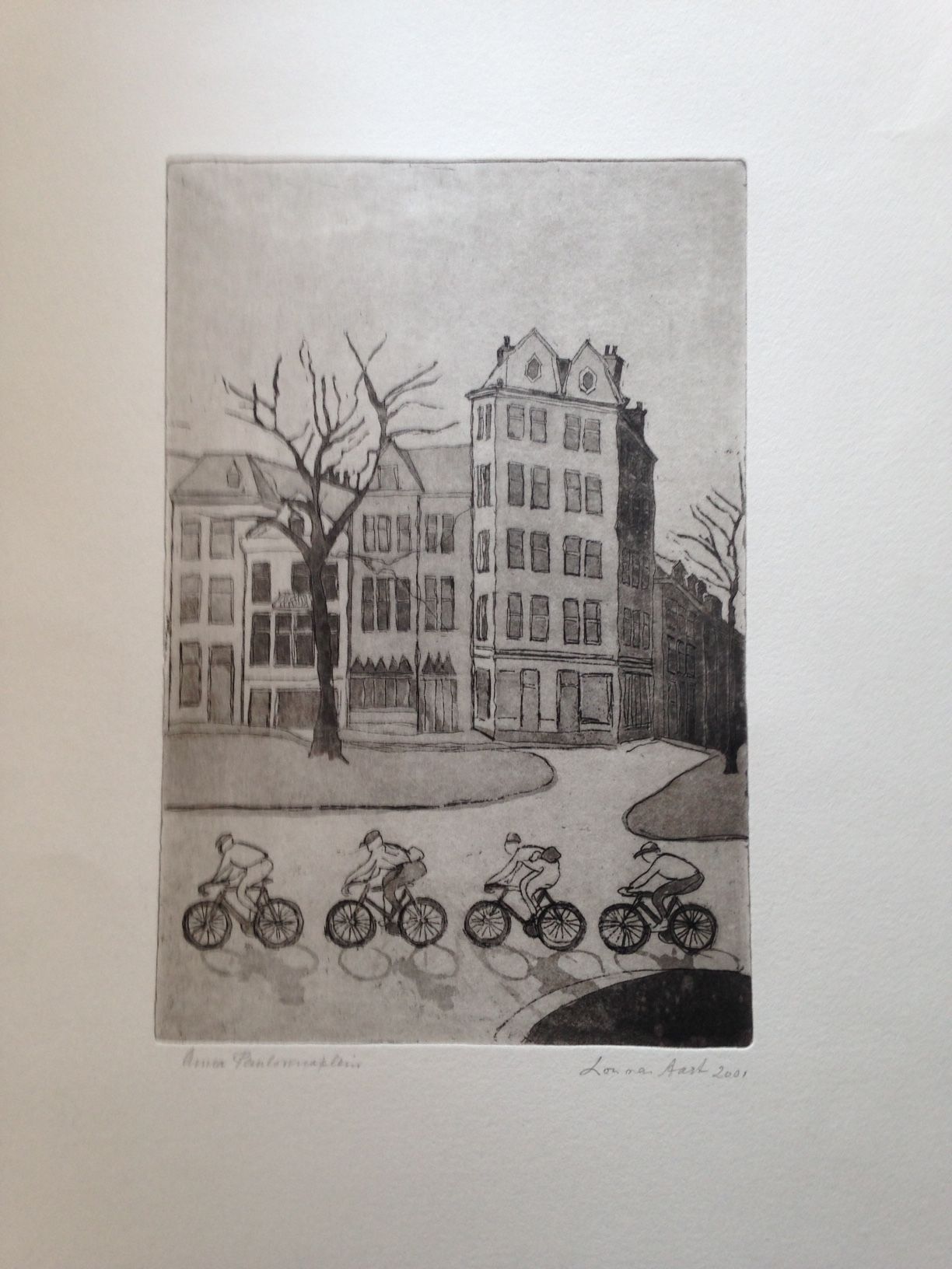 Niet of onleesbaar gesigneerd - Lou van Aart - Anna Paulownaplein, Den Haag  kopen? Bied vanaf 1!