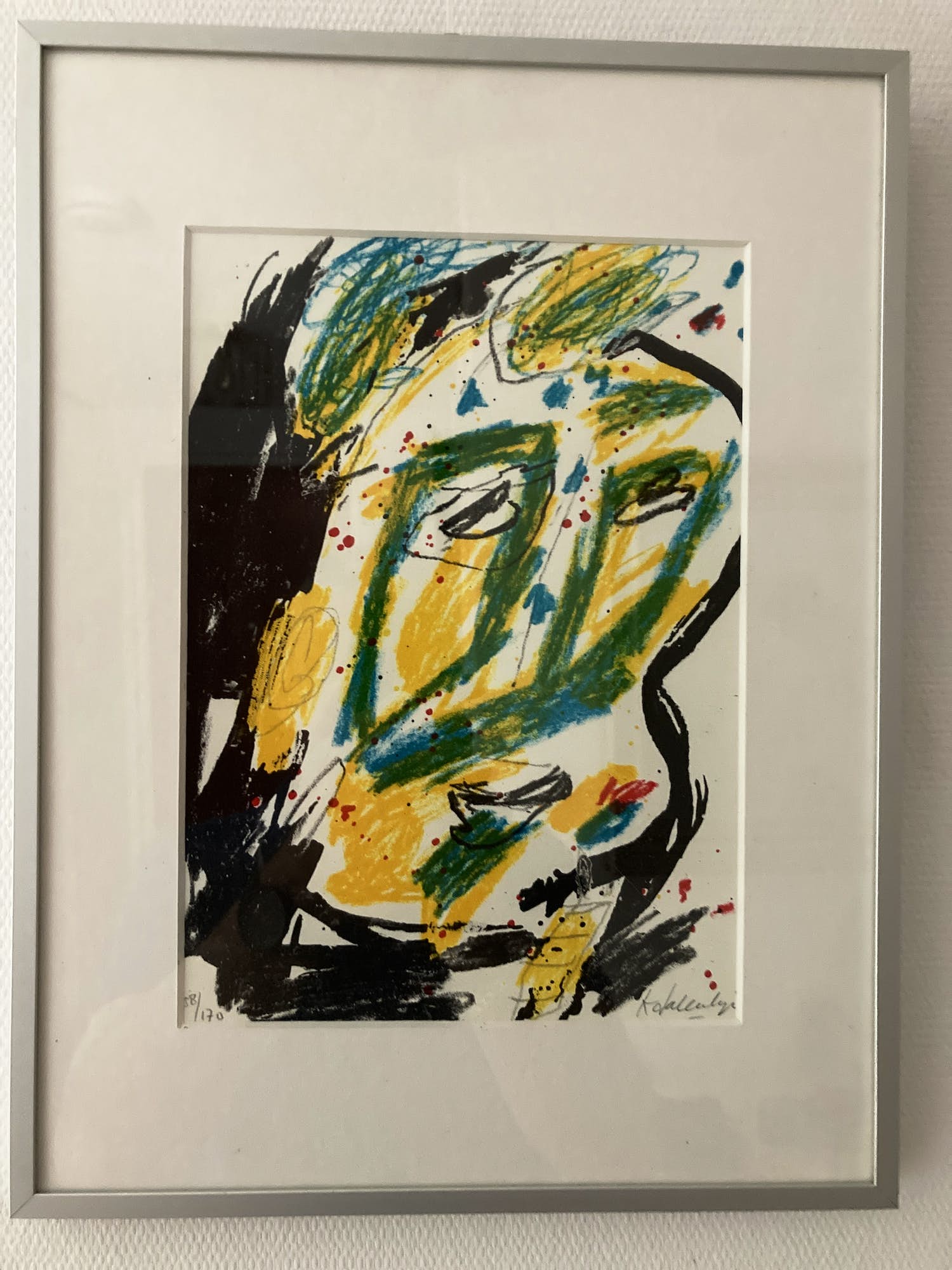 Kees Salentijn - Kleurenzeefdruk z.t. verkocht voor € 50!