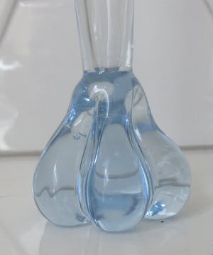 Bo Borgstrom - Lichtblauw Solifleur vaasje uitvoering Aseda Glasbruk kopen? Bied vanaf 16!