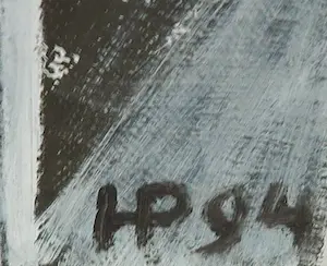 Hannes Postma - Olieverf op doek, Bovenaanzicht (Groot) kopen? Bied vanaf 1!