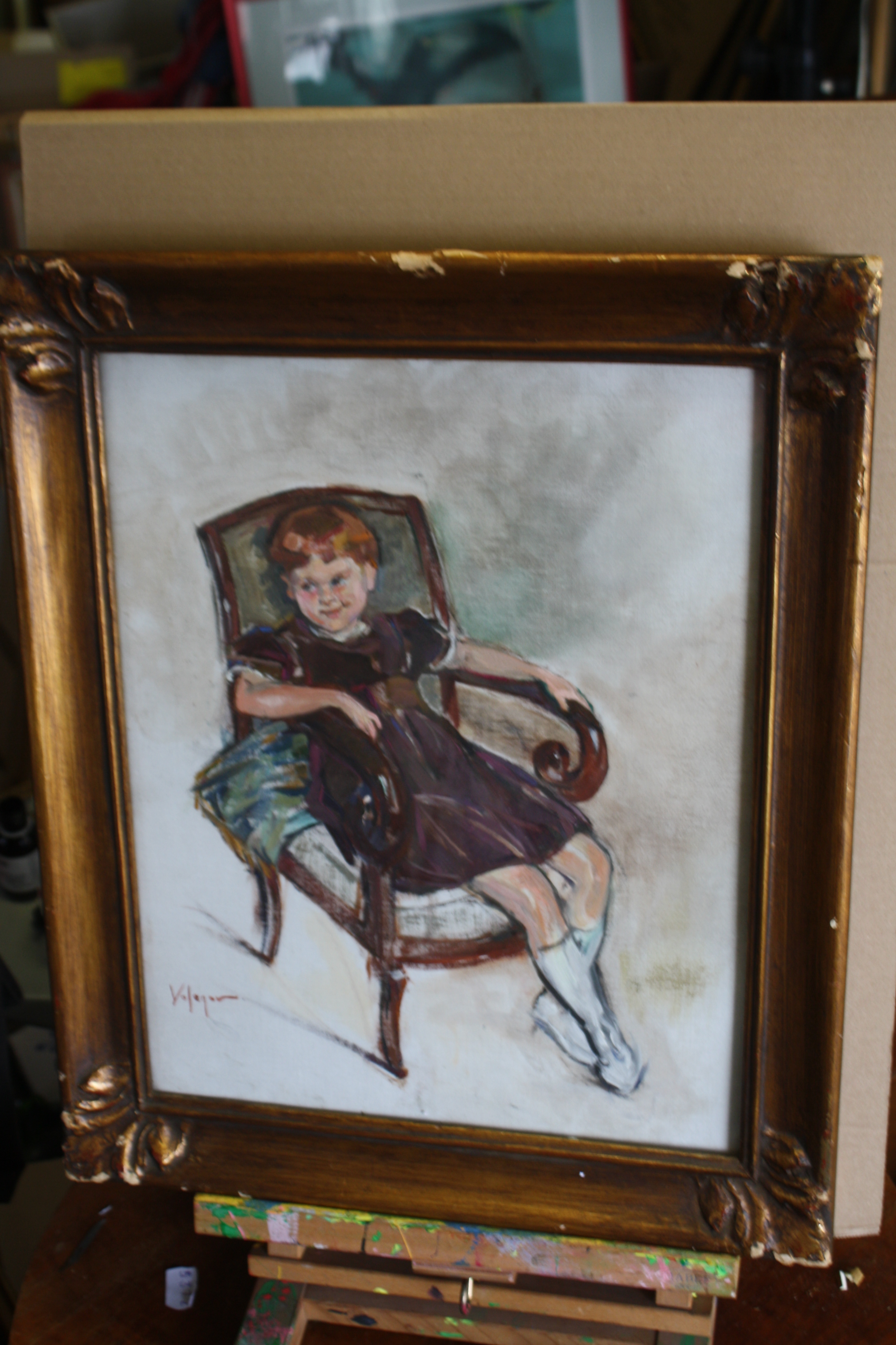 Vladimir Volegov - russisch meisje in stoel kopen? Bied vanaf 125!