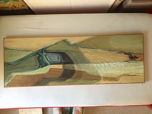 Jan van Straelen - "Blauwe Landschappen" - Pendant op doek, Ingelijst kopen? Bied vanaf 180!