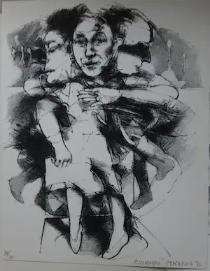 Tom Eyzenbach - Prijsverlaging: Decorum Demasque met genummerde litho kopen? Bied vanaf 1!