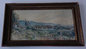 Hans Sturzenegger - Zicht op Säckingen am Rhein kopen? Bied vanaf 15!
