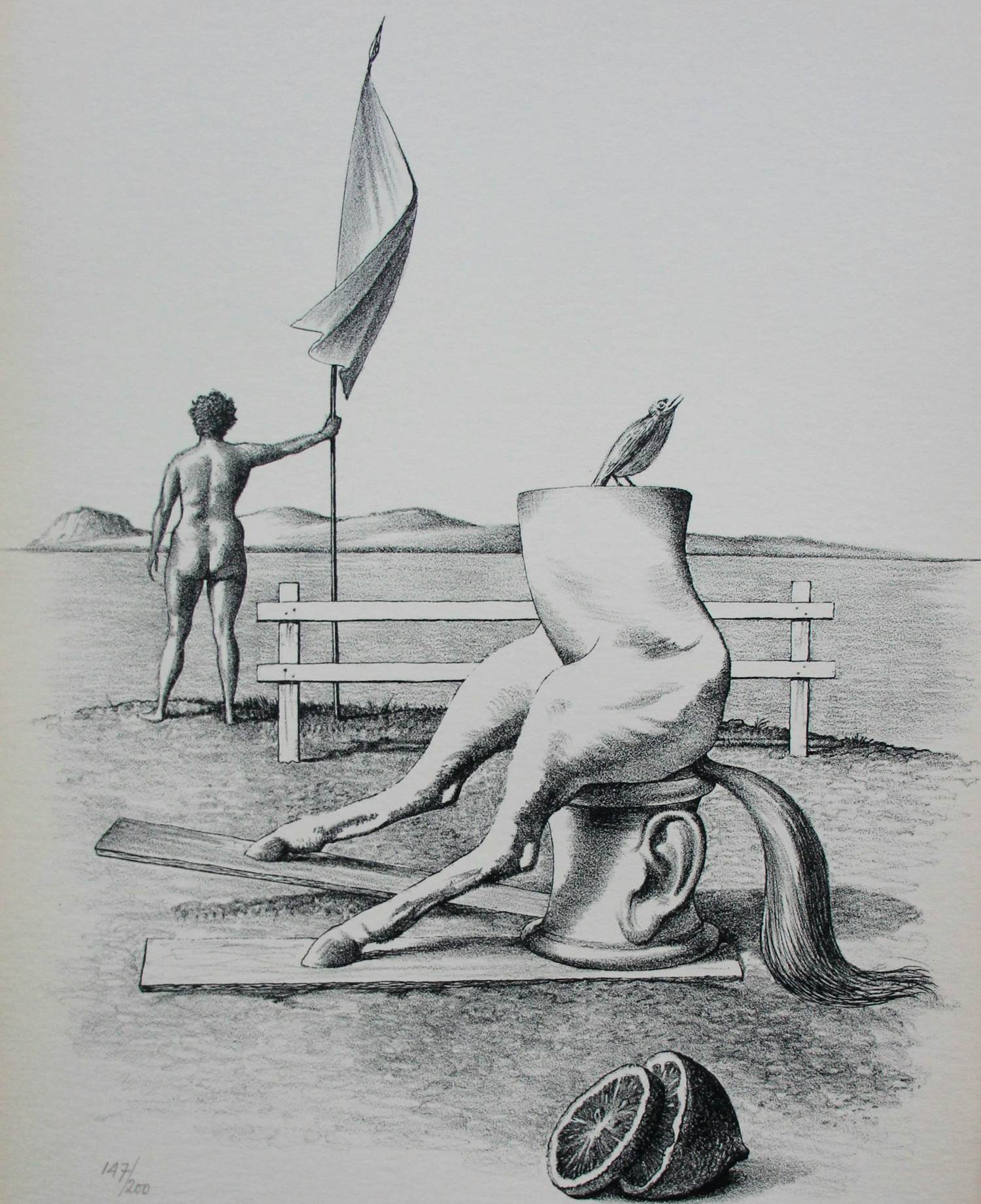 Joop Moesman - Litho: op wacht - 1979 + boekje Petit 1 kopen? Bied vanaf 150!