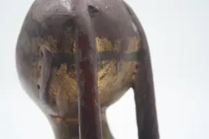 Niet of onleesbaar gesigneerd - Prachtige Zeldzame Oude Vergulde Houten Monnink (20e eeuw) (1) - Hout Verf Glas kopen? Bied vanaf 1!