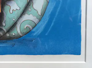 Lon Buttstedt - Himalaya Blues, litho (zeer mooi ingelijst) kopen? Bied vanaf 50!