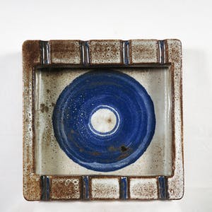 Potterij Zaalberg - Geglazuurde steengoed asbak (groot) kopen? Bied vanaf 1!