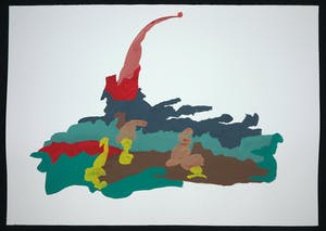 Henri Plaat - Gouache, Zonder titel (Groot) kopen? Bied vanaf 1!
