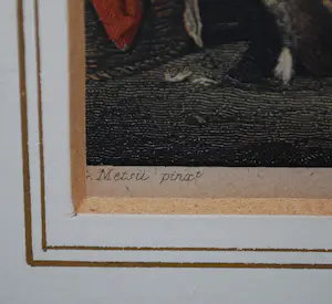 Albert Henry Payne - Pluimveeverkoper, naar Gabriël Metsu - staalgravure in kleur kopen? Bied vanaf 10!
