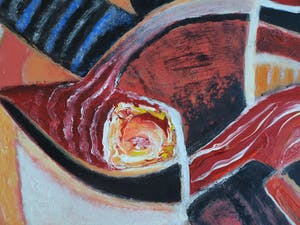 Peter Salentijn - Olieverf op board, ‘Bok’ – 61 x 61 cm kopen? Bied vanaf 1!