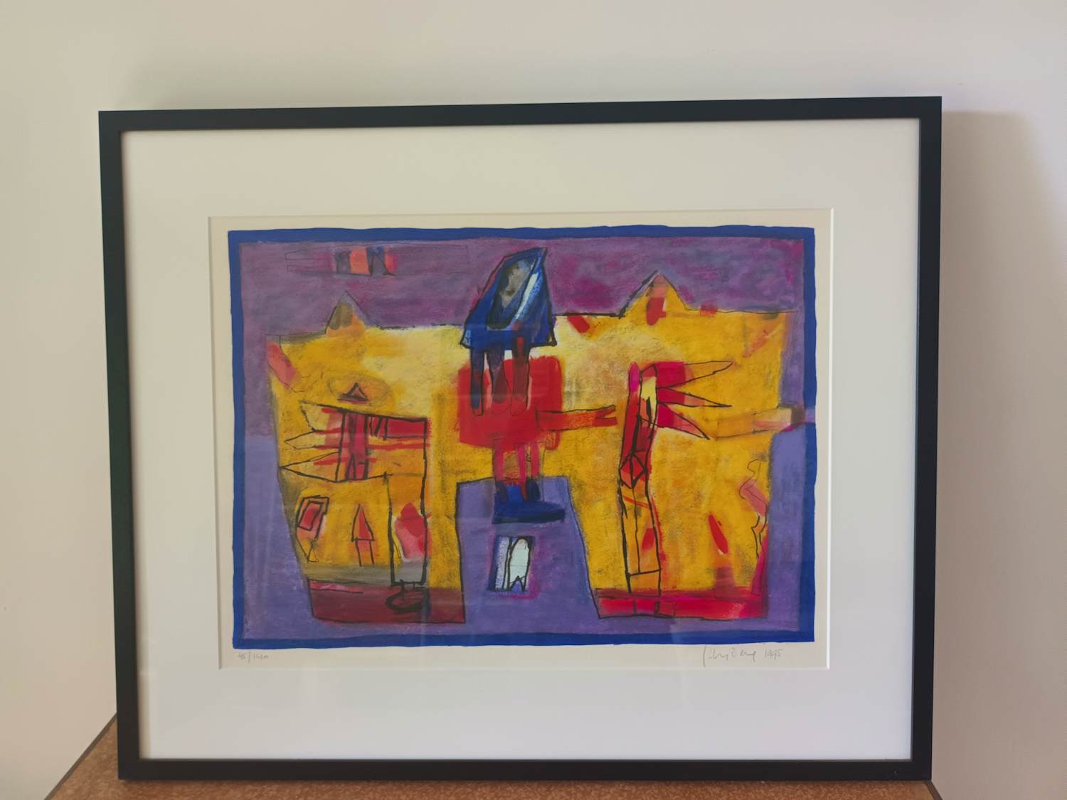 Geert Vrijdag - Kleurrijke zeefdruk verkocht voor € 40!