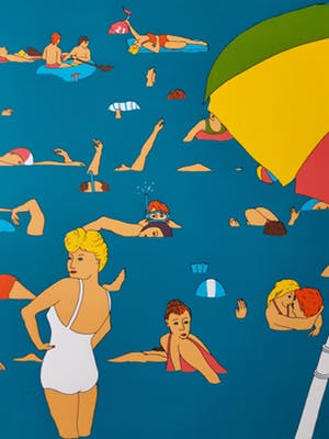 Niet of onleesbaar gesigneerd - en nu nog wat nivea / in het zilte nat kopen? Bied vanaf 10!