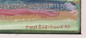 Paul Overhaus - Olieverf op doek, Grijze wolk - Ingelijst kopen? Bied vanaf 100!